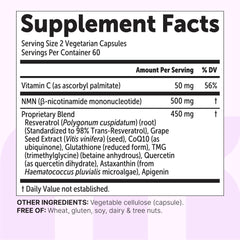 Fat-soluble vitamin C in Micro Ingredients NMN Complex provides antioxidant protection.