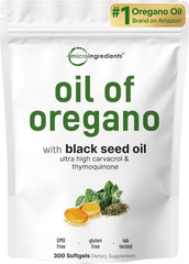 Micro Ingredients Oil of Oregano Softgels bottle for daily wellness.