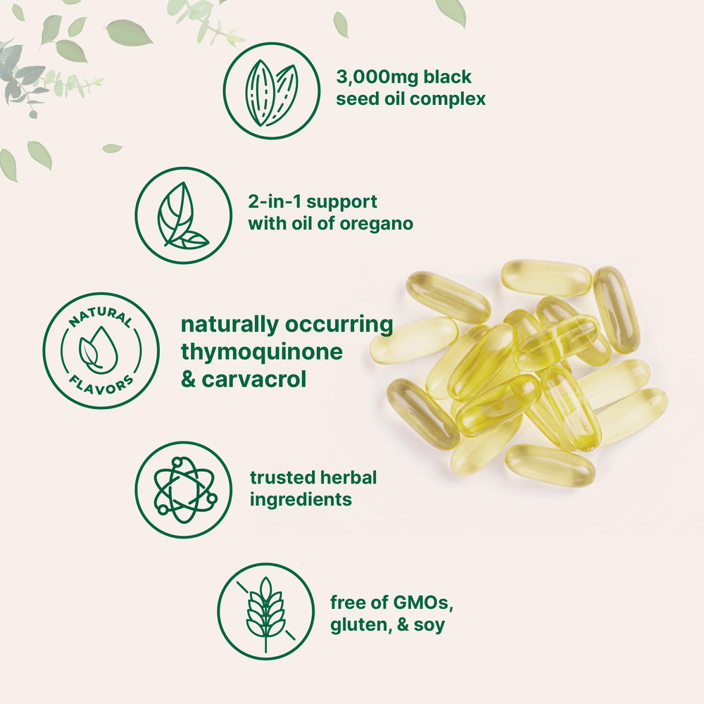 Micro Ingredients oregano oil softgels bottle highlighting herbal blend