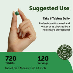 Micro Ingredients spirulina tablets pill closeup reveals uniform green tablets