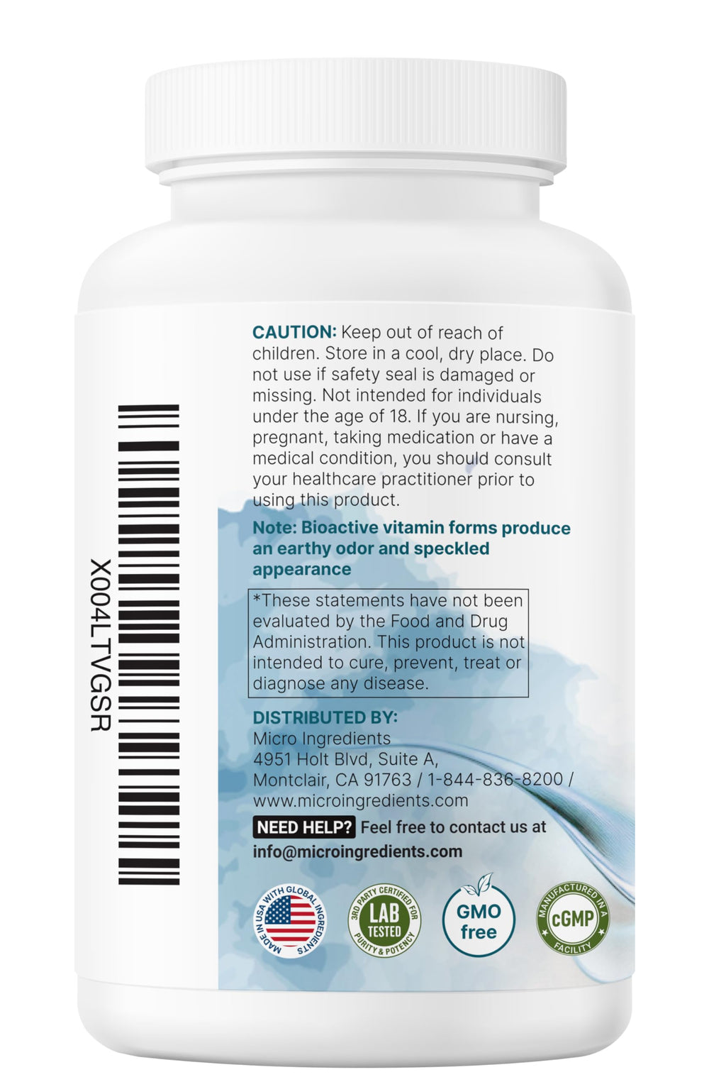 Micro Ingredients two-pack bottle setup for convenience