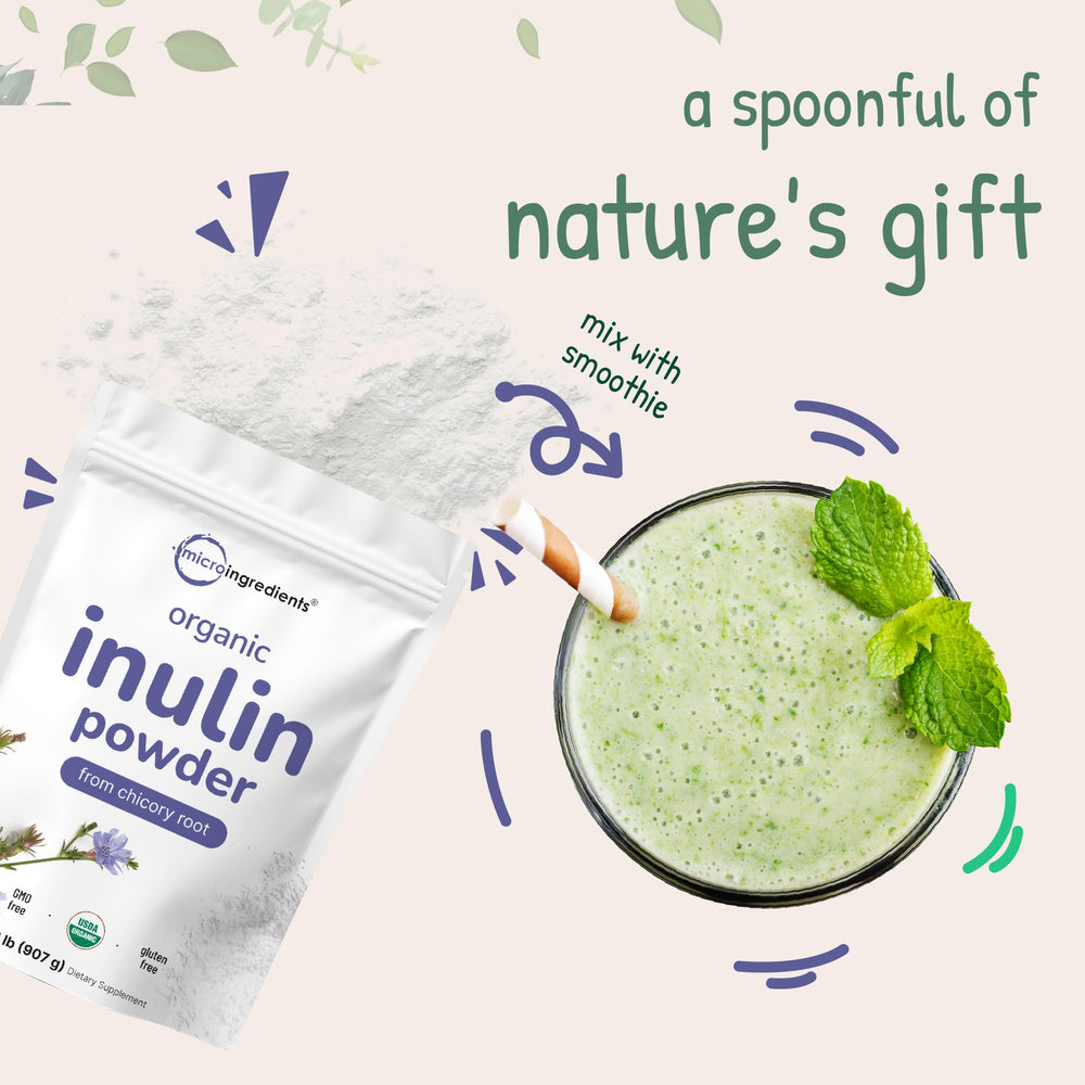 Micro Ingredients vegan inulin powder suitable for plant-based diets