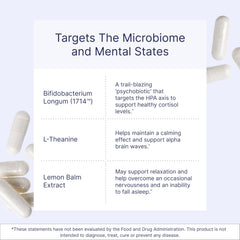 Pouring capsules into a glass for winding down with Zenbiome Sleep.