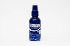 Microdacyn bottle front view for easy wound cleansing.
