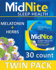 MidNite packaging with clear dosage directions for adults 18+.