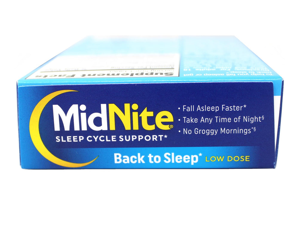 Value pack display with bottles arranged on a nightstand for bedtime routine.