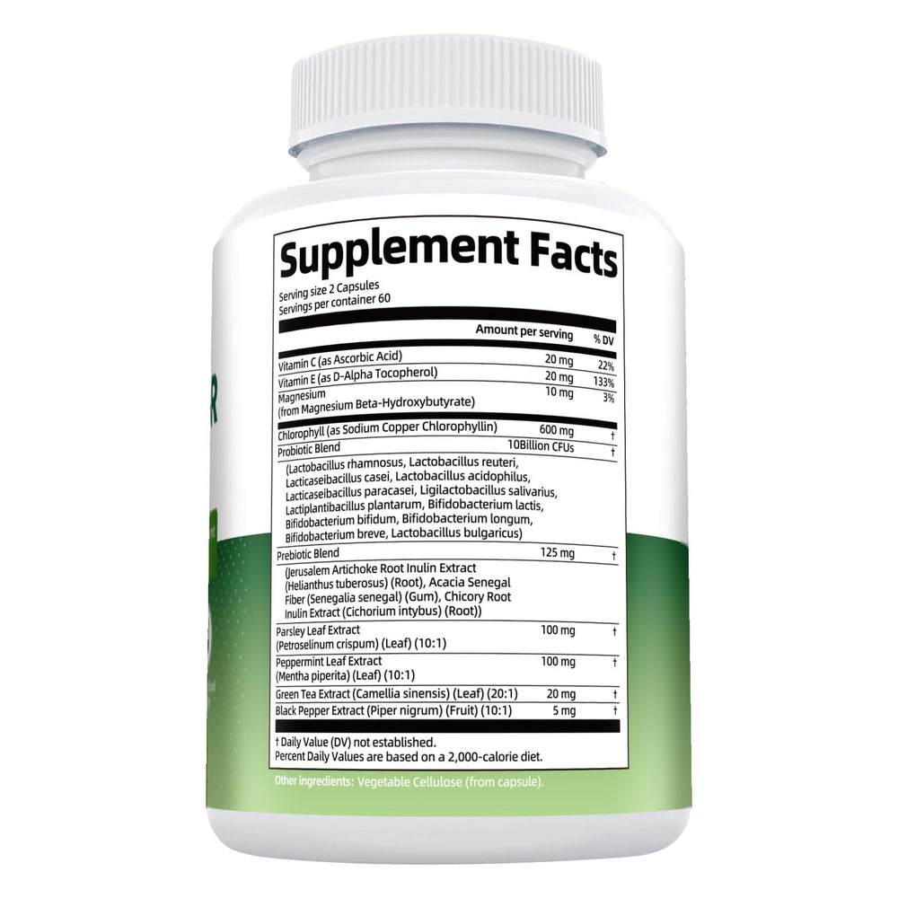 Packaging shows a 60-day supply of 120 capsules.