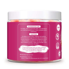 Migcopat sugar-free gummies packaging design for on-the-go routine.