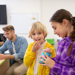 Mighty Minis clean ingredients image emphasizes a sugar-free option.