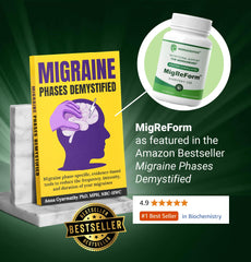 MigReForm packaging front highlighting doctor-formulated wellness