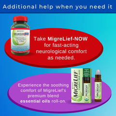 MigreLief made-in-usa label reinforces product safety and manufacturing standards.