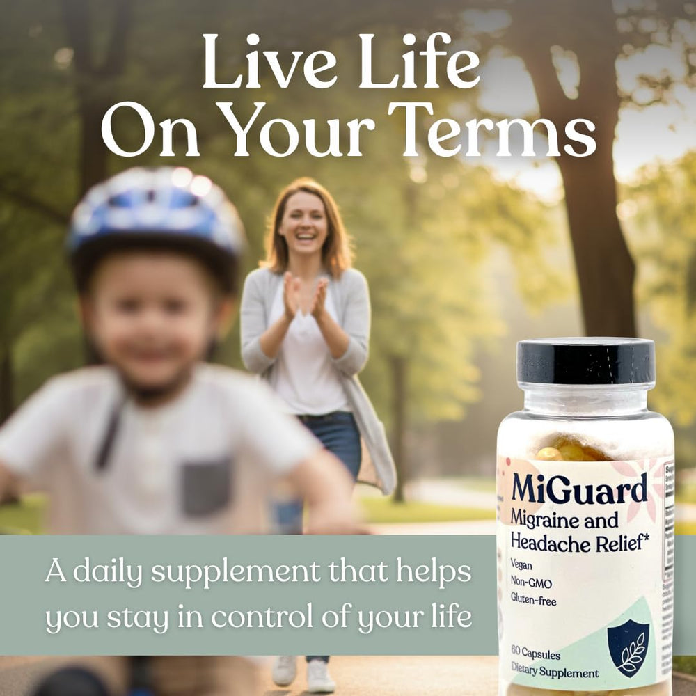 MIGUARD vegan non-GMO gluten-free symbols emphasize dietary compatibility