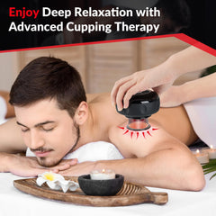 MIIKA back and shoulders relief with three attachable cups