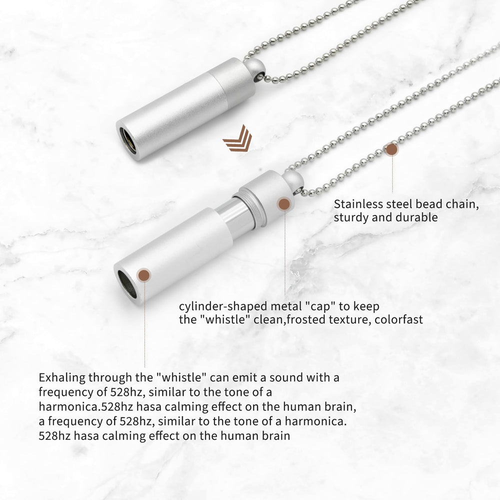 MIKUHOT 528hz frequency necklace provides gentle resonance for mindful breathing sessions.