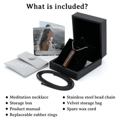 MIKUHOT spare wax cord and velvet bag help keep the kit organized.