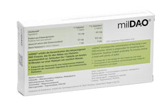 MilDAO DAO enzyme tablet close-up shows high potency for histamine support.