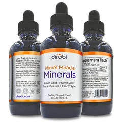 Mimi's Miracle Minerals bottle front view for daily mineral support.