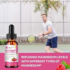 Minch Magnesium Liquid Drops dose-per-serving image showing 30 servings per bottle.