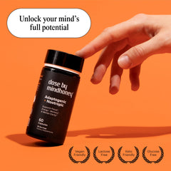 MINDHONEY DOSE packaging unboxed illustrates eco-friendly packaging and premium branding.