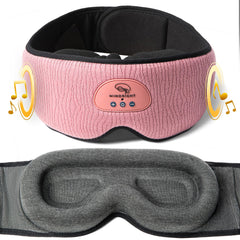 Mindsight DriftBand sleep mask with blackout fabric blocks light for deeper rest.