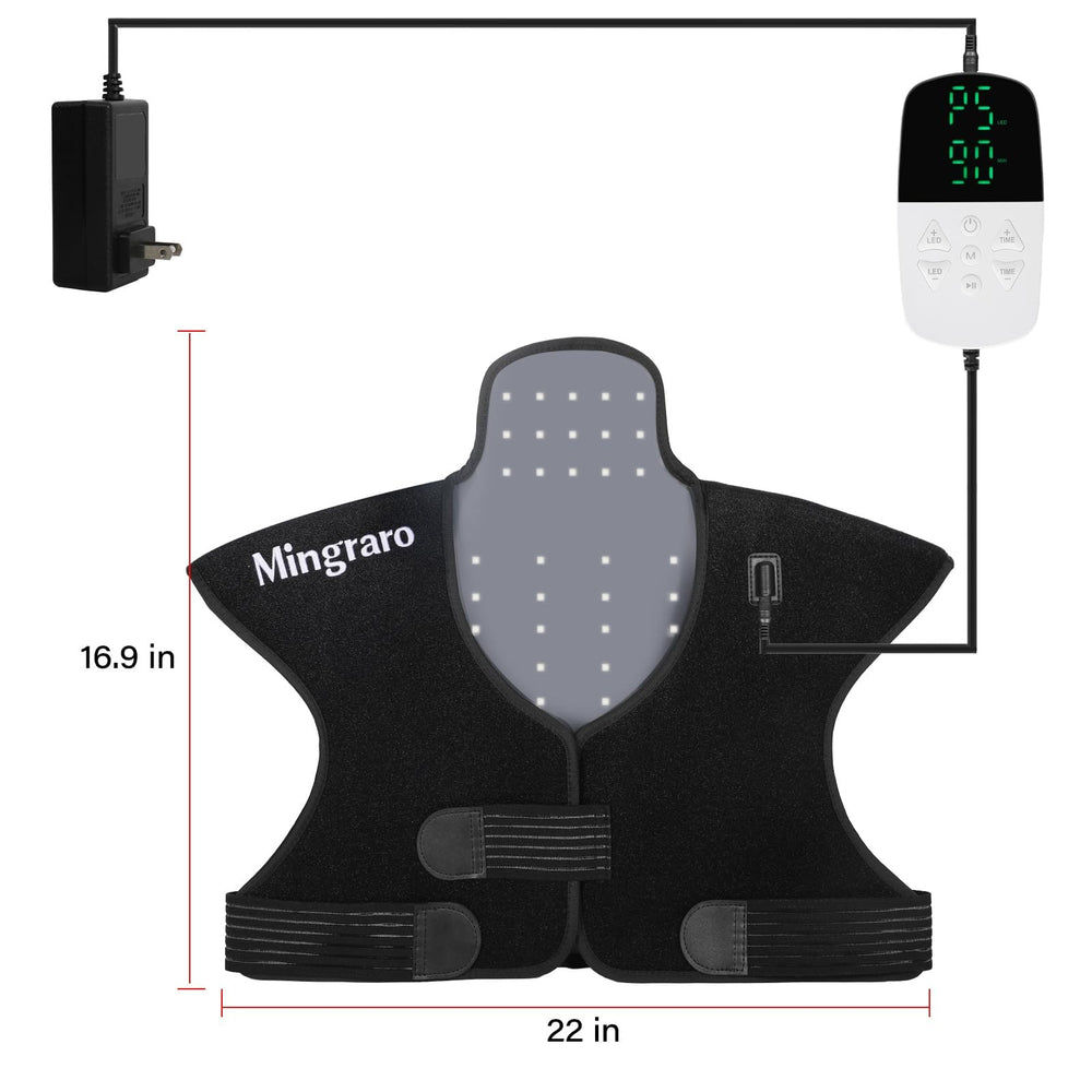 Mingraro includes a 4.8 ft wall outlet cable for flexible placement