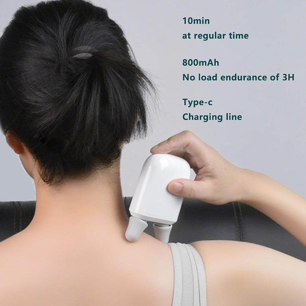 Mini Shiatsu Massager legs for soothing leg fatigue.