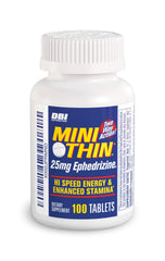 Mini Thin two-way energy tablets in a bottle for convenient daily boosts.