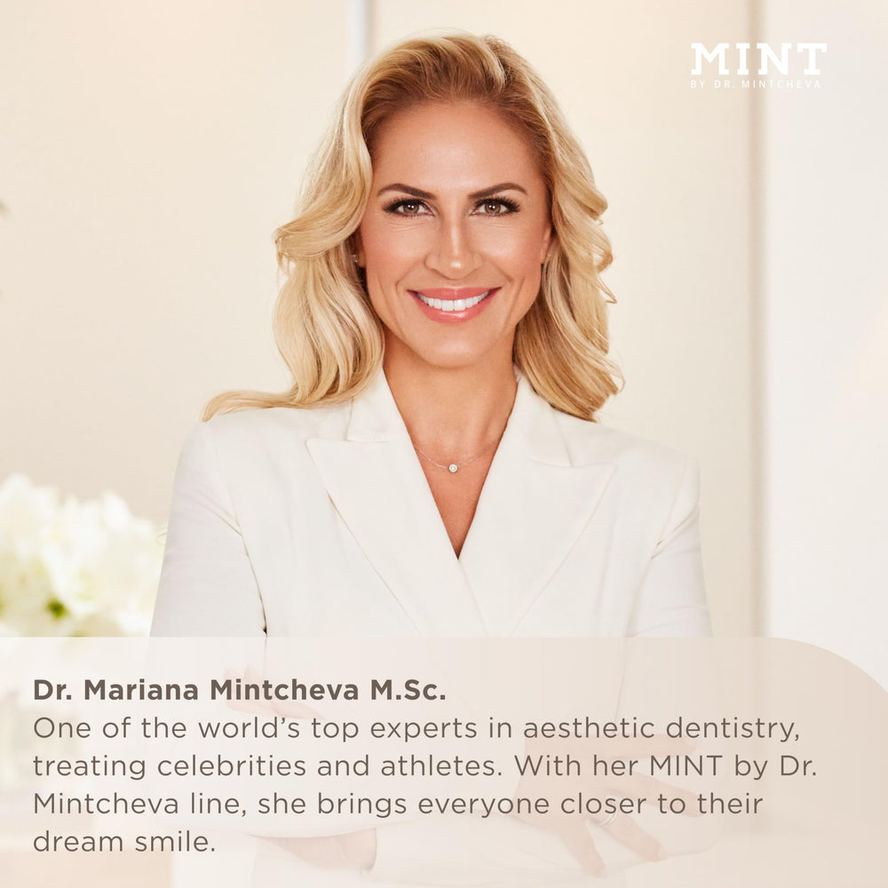 Mint by Dr. Mintcheva brand emphasizes professional-grade care for daily freshness.