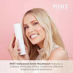 Mint by Dr. Mintcheva vegan mouthwash supports ethical oral care and sustainability.
