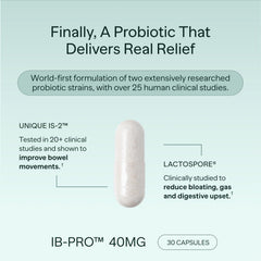 Close-up of MIOME IB-PRO capsules for easy daily use.