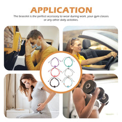 Mipcase car travel sickness wristbands comfortable and adjustable for long road trips.