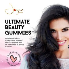 Miracle Elixir Gummies bottle showcases branding and supports even skin tone in daily use.