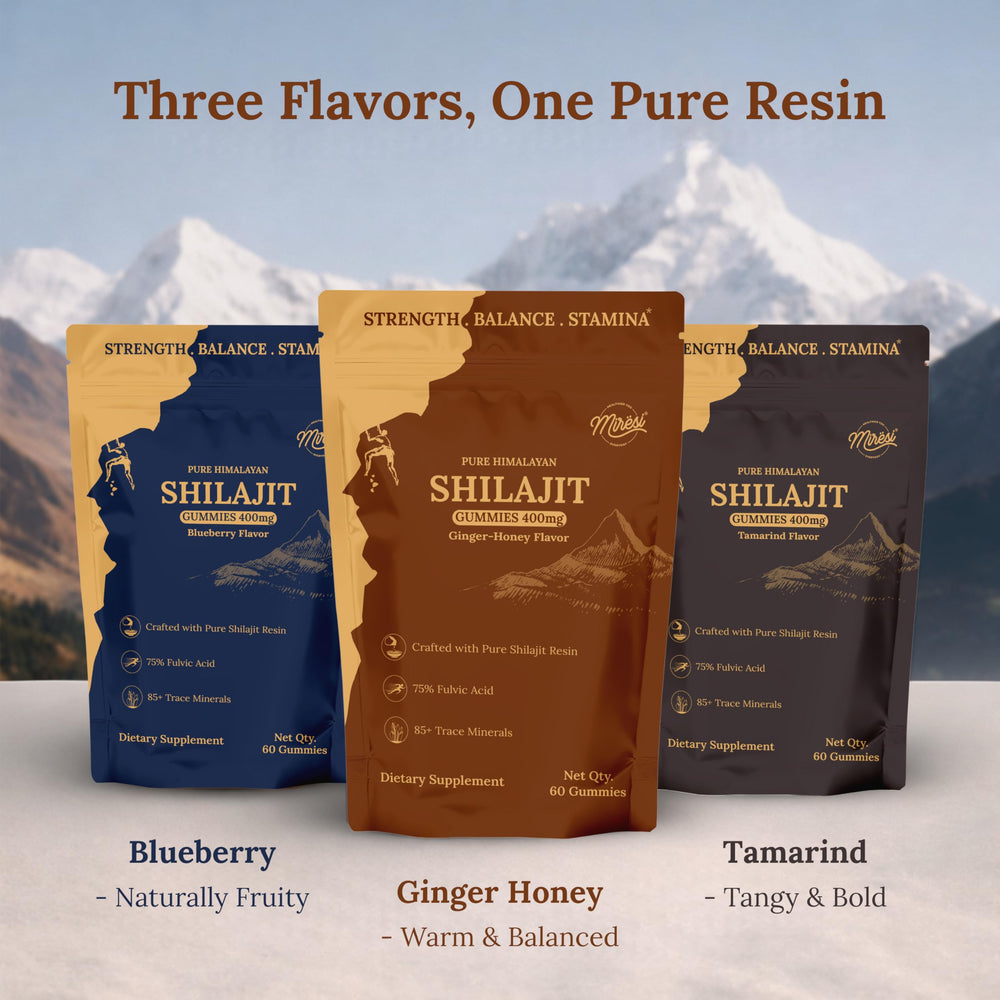 Miresi Shilajit Gummies lab badge image reinforcing trusted, additive-free nutrition