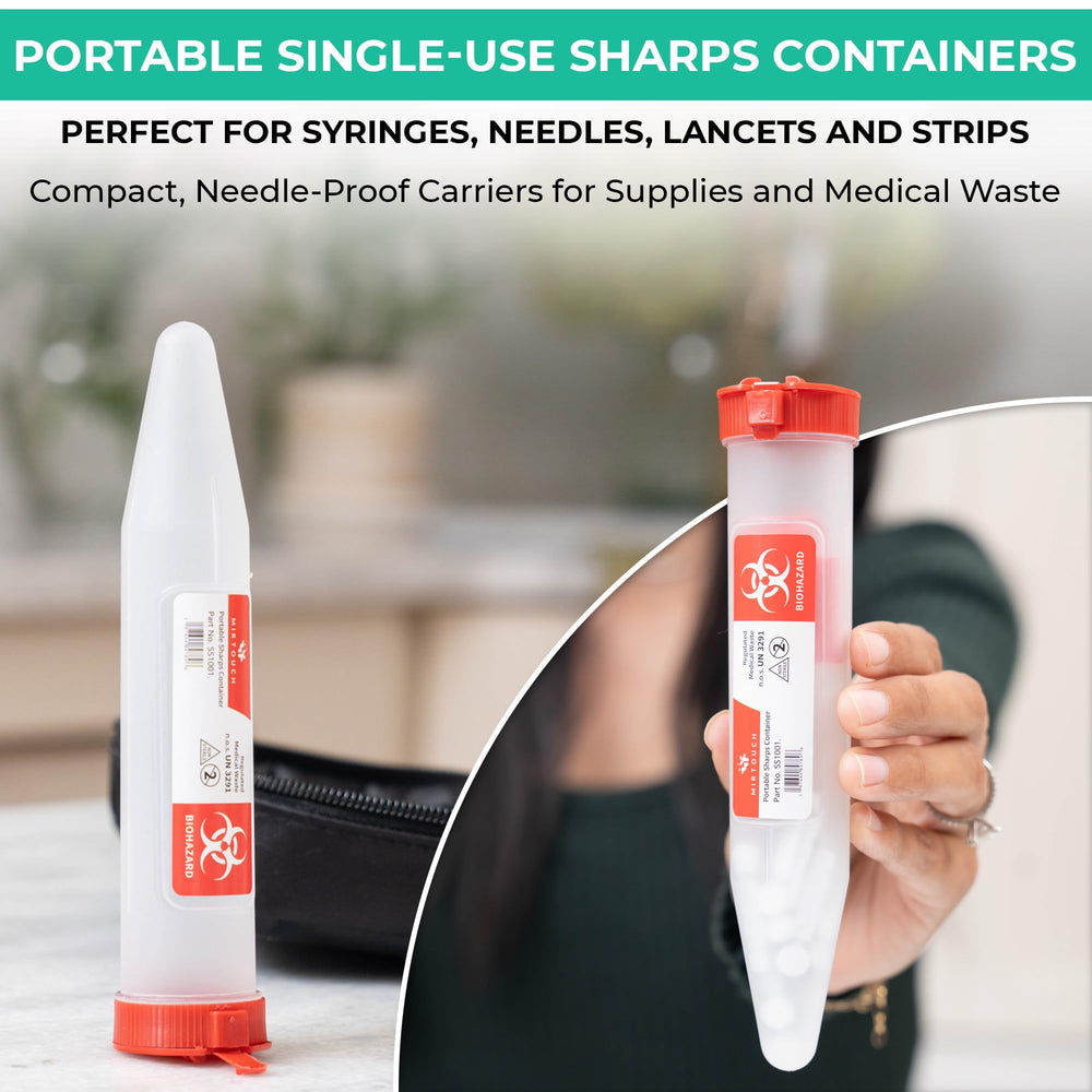 MirTouch Sharps Shuttle drop-in design simplifies disposal with quick one-handed access