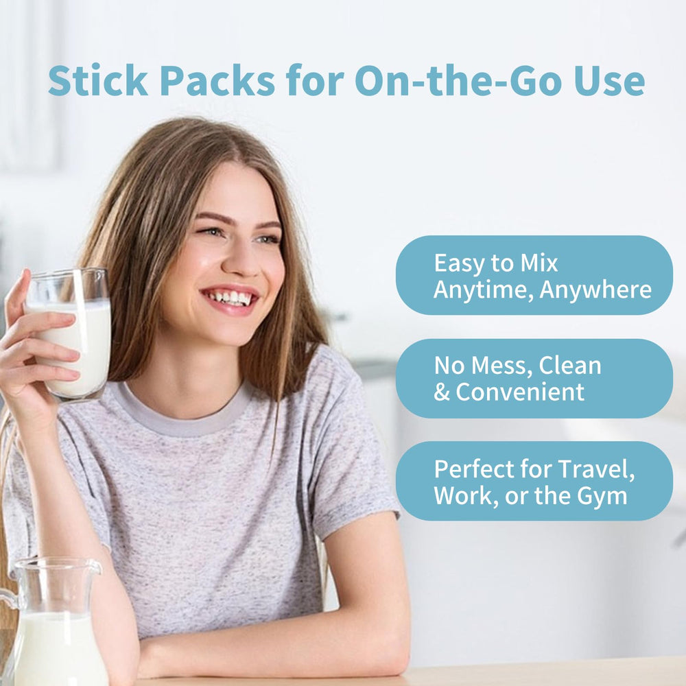 MISS PEP Collagen Peptides on-the-go container for convenient daily supplementation.