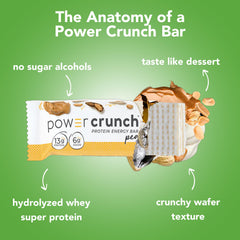 Assorted Power Crunch bars in the 16-pack gift box.