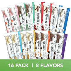 Close-up of wafer crunch texture in Power Crunch bars.