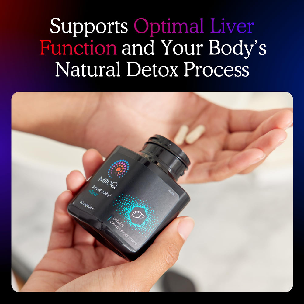 MitoQ Liver capsules showing choline and selenium benefits