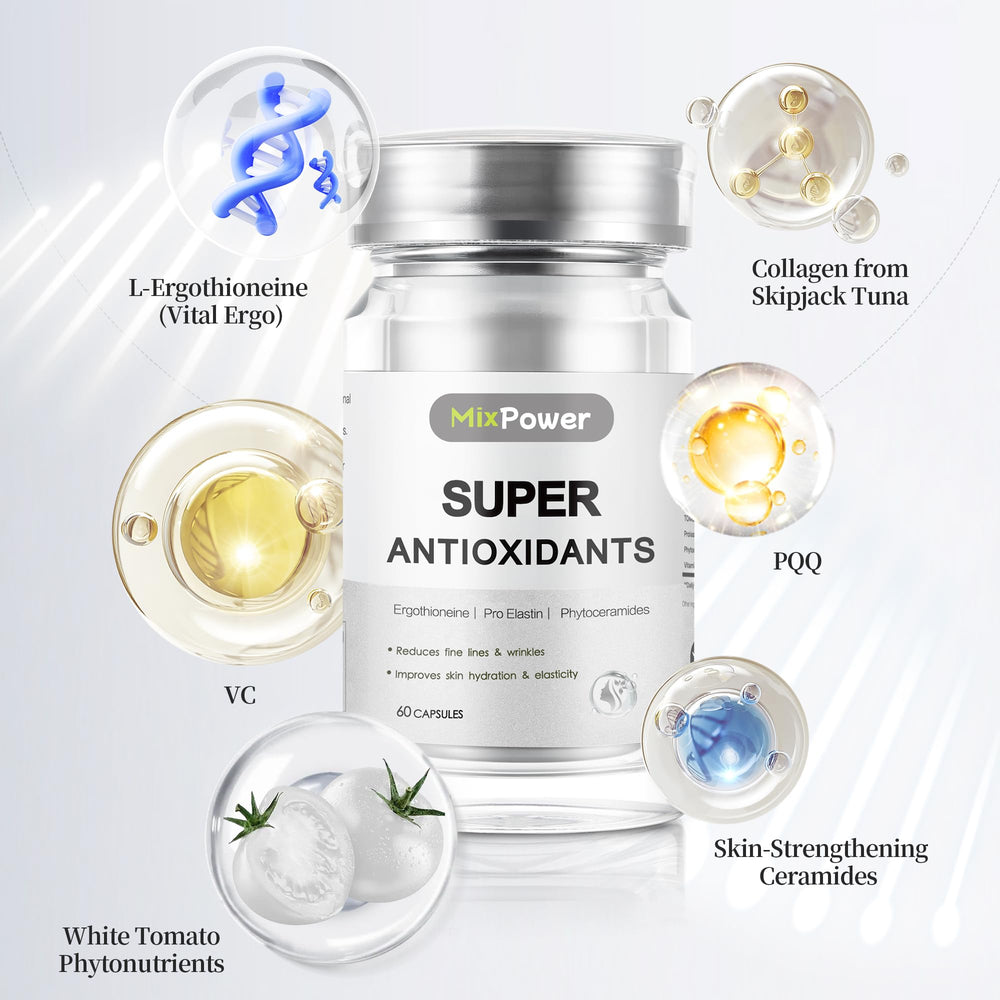 MixPower collagen matrix image highlights moisture and elasticity support
