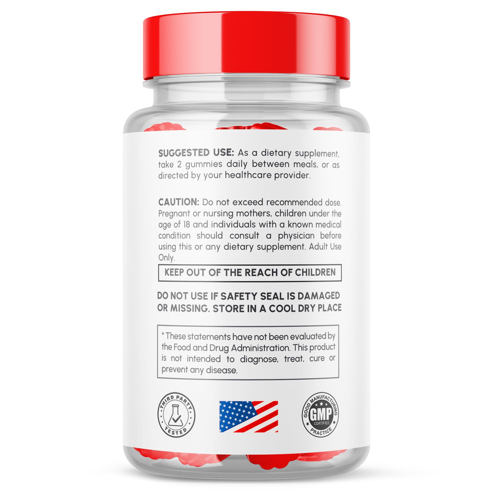 Close-up label on MJO Blast Keto ACV Gummies for daily energy.