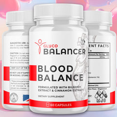 MJO Glyco Balancer capsules close-up, natural ingredients for daily balance.