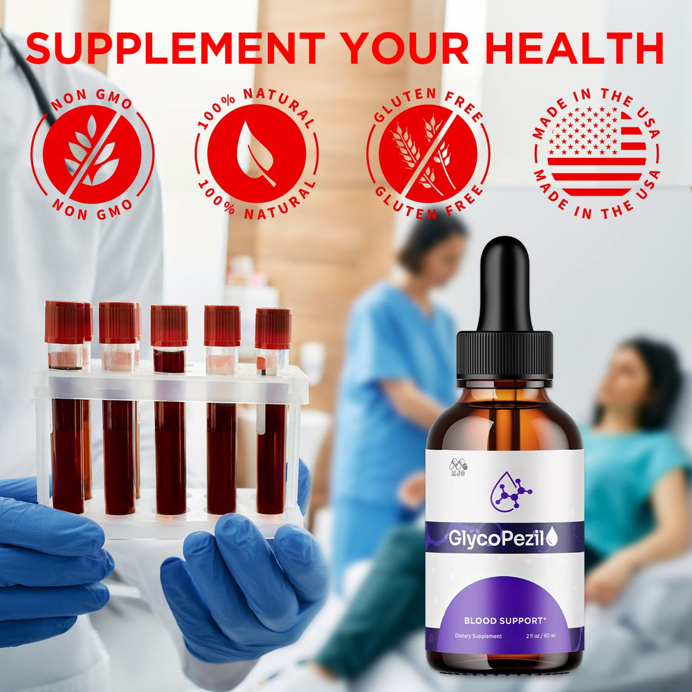 MJO Glycopezil Drops three-pack on shelf for active lifestyles