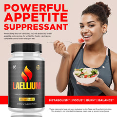 Three-pack Laellium Pills box on table for savings