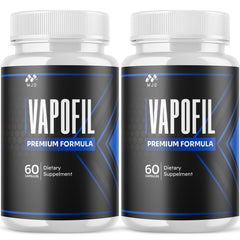 MJO Vapofil 2-pack bottle front shows packaging for daily wellness support.