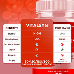 MJO Vitalsyn capsules daily dose ready for use in a routine