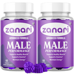 MJO Zanari Gummies two-pack front view for daily wellness.