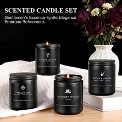 MKCLDE unboxing of a premium gift pack of candles