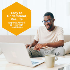 myLAB Box vitamin D results online portal for clear, private access.