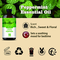 MLYNKL Peppermint essential oil for car scent and mood lift.