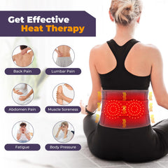 MOAJAZA cordless back wrap in soft fabric offering breathable comfort.